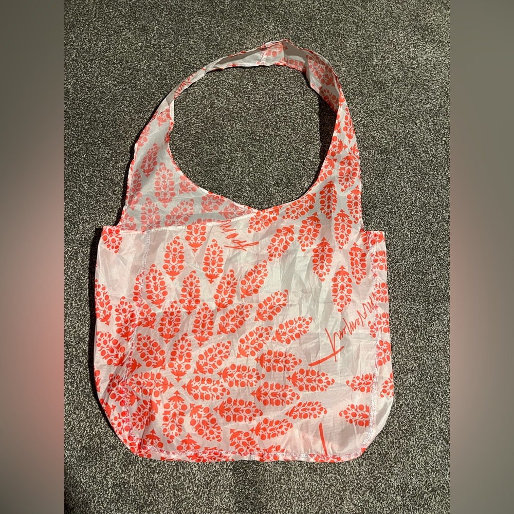 FP Movement by Free People Vibrant Coral and White Tote - Picture 1 of 2